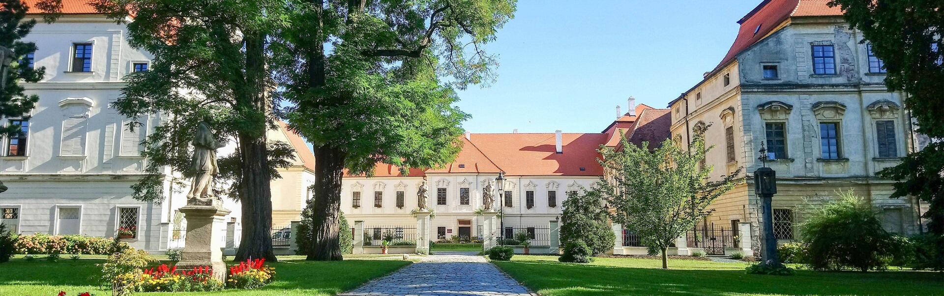 Brno Go from Brno Židlochovice Benedictine monastery in Rajhrad 