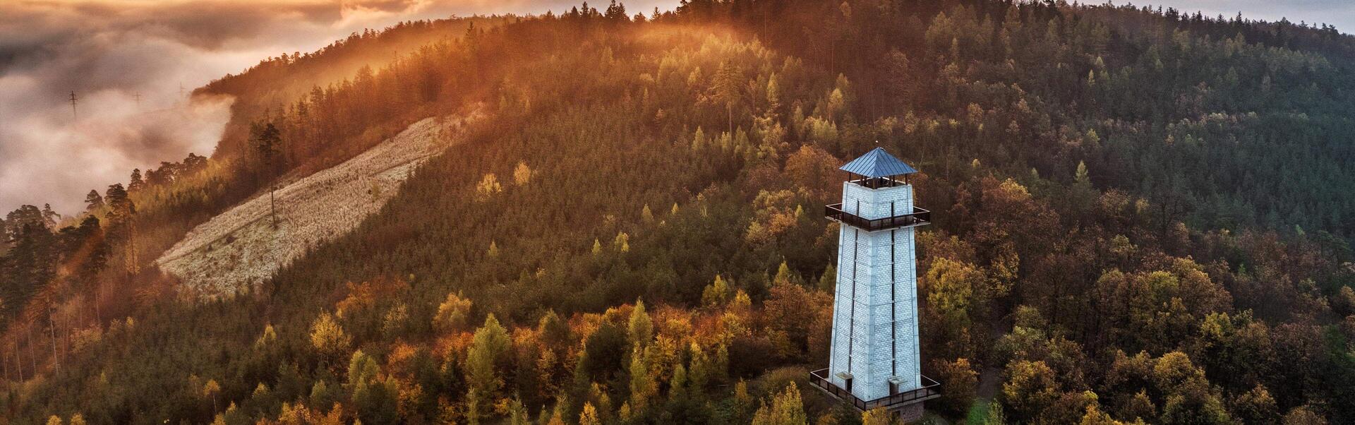 Brno Go from Brno Tišnov region Klucanina lookout tower