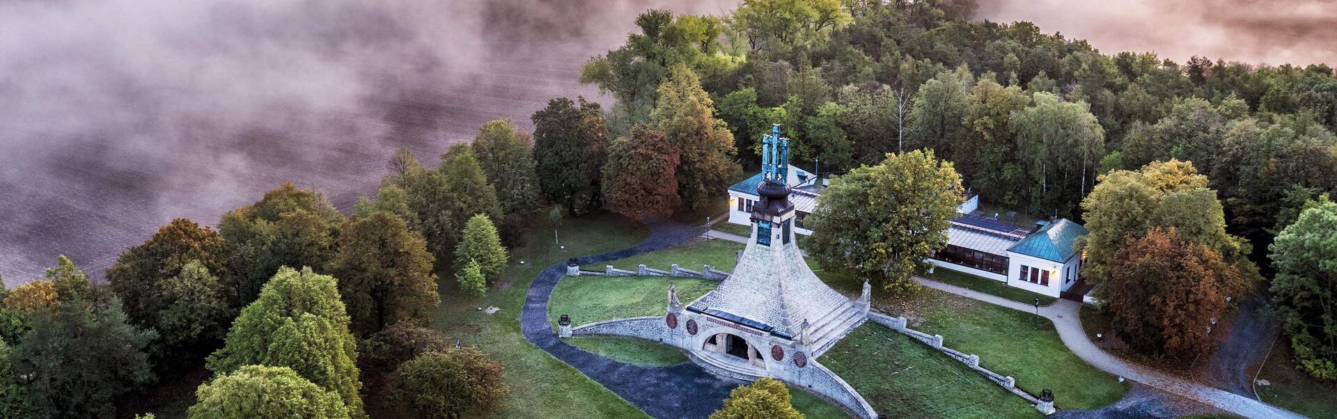 Brno Go from Brno Slavkov and Bučovice Cairn of Peace Memorial 